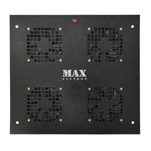 Kit Ventilação 4 Coolers Para Rack Padrão 19