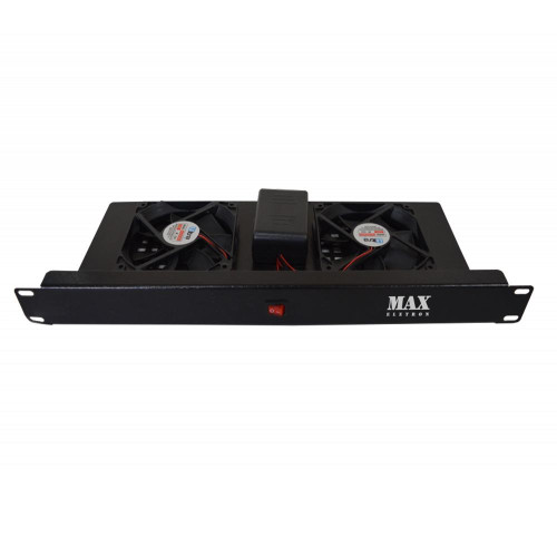 Kit Ventilação 2 Coolers Para Rack Padrão 19