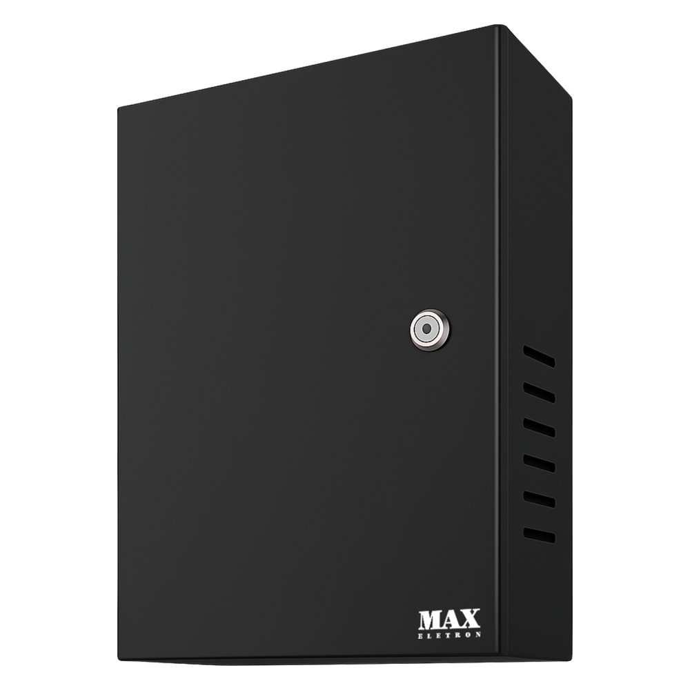 Caixa Metálica Vertical Mini Fine Preta