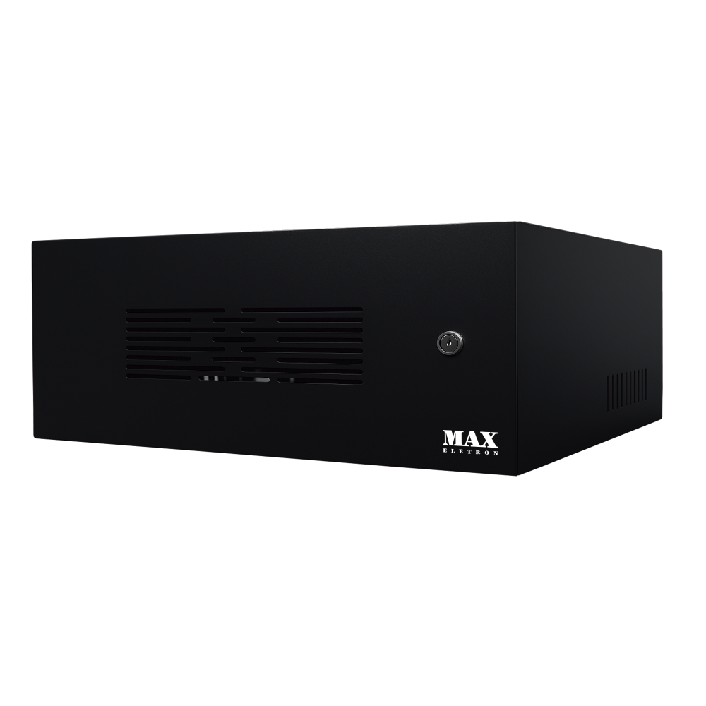 MINI RACK 3U ECONOMIC C/ PORTA VENTILADA PRETO