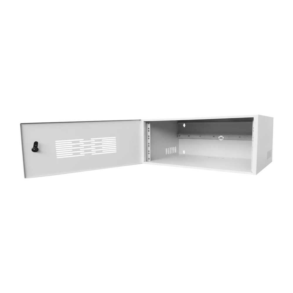 MINI RACK 3U ECONOMIC C/ PORTA VENTILADA BRACO