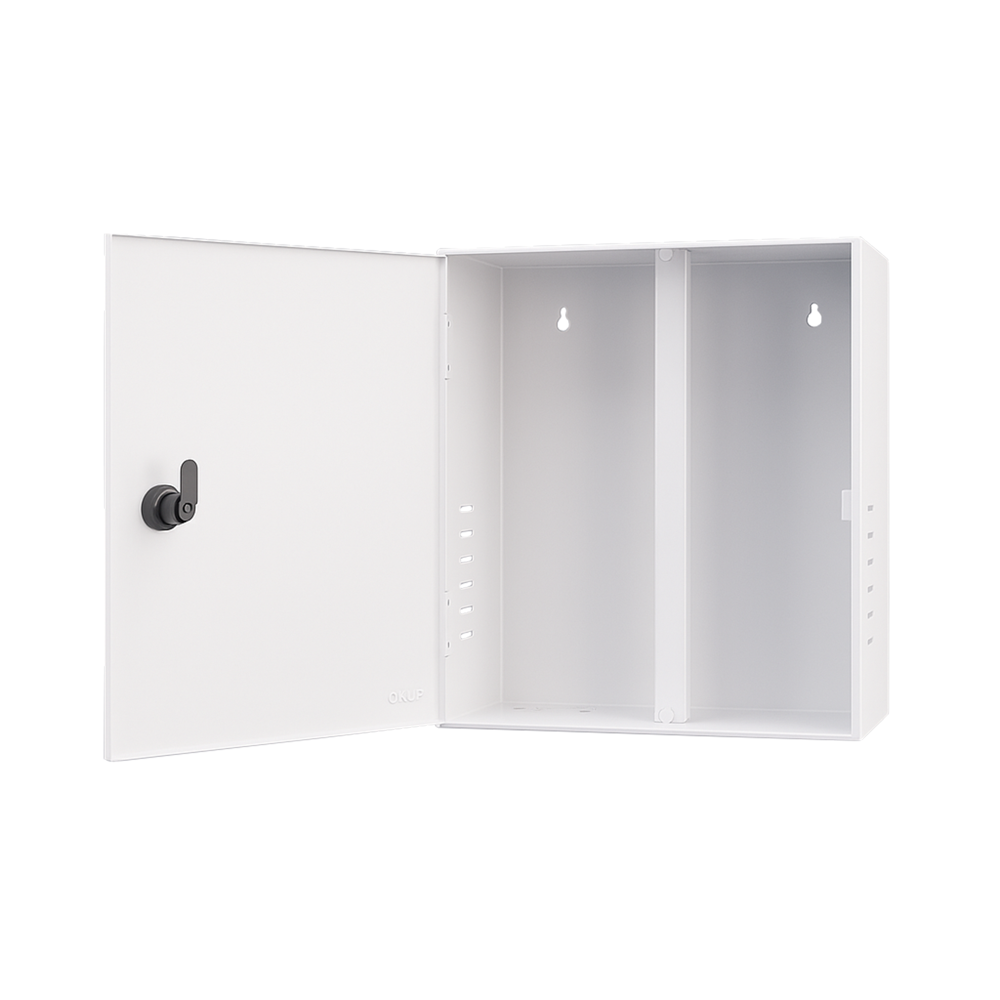 Caixa Metálica Vertical Mini Fine Branca