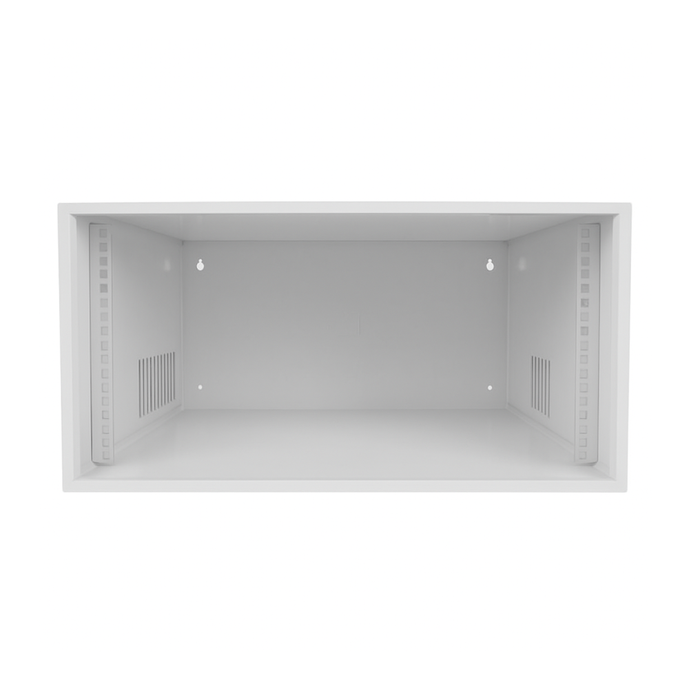 Mini Rack 5U X 350mm Economic Porta c/ Visor Acrílico Branco