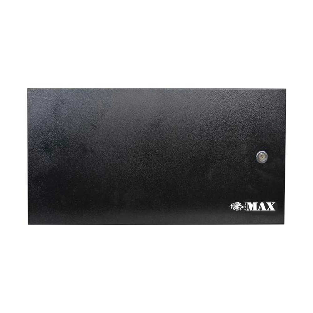 Mini Rack 5u x 350mm Economic Porta Fechada Preto